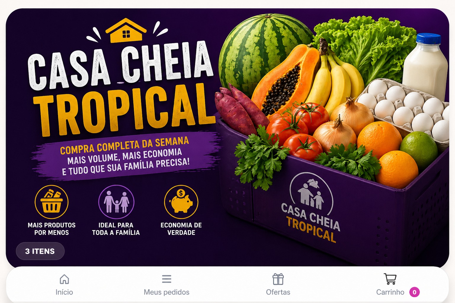CASA CHEIA TROPICAL
